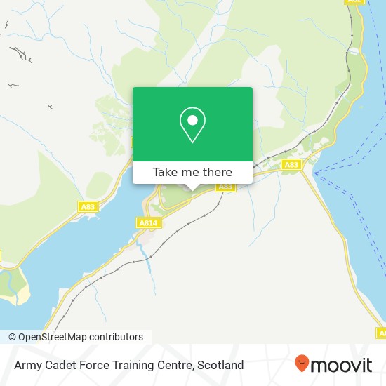 Army Cadet Force Training Centre map