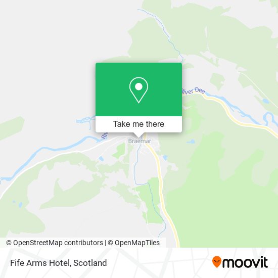 Fife Arms Hotel map