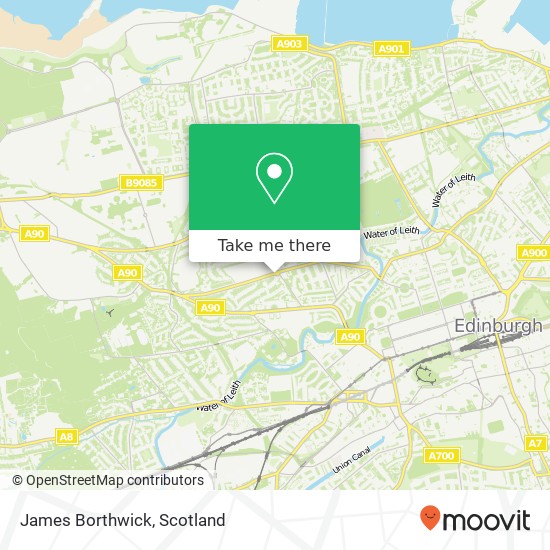 James Borthwick map