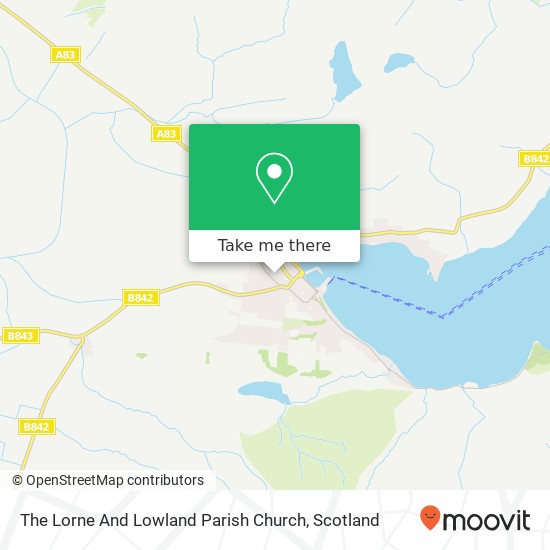 The Lorne And Lowland Parish Church map