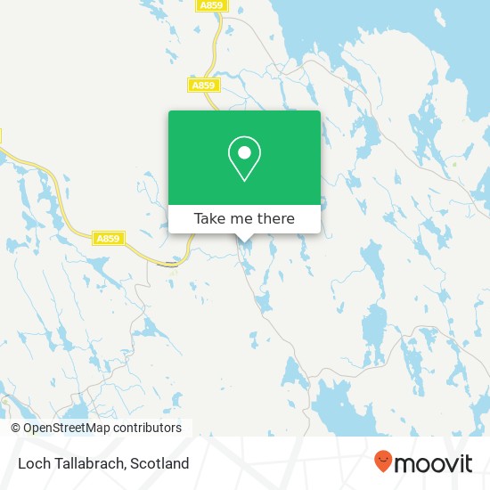 Loch Tallabrach map