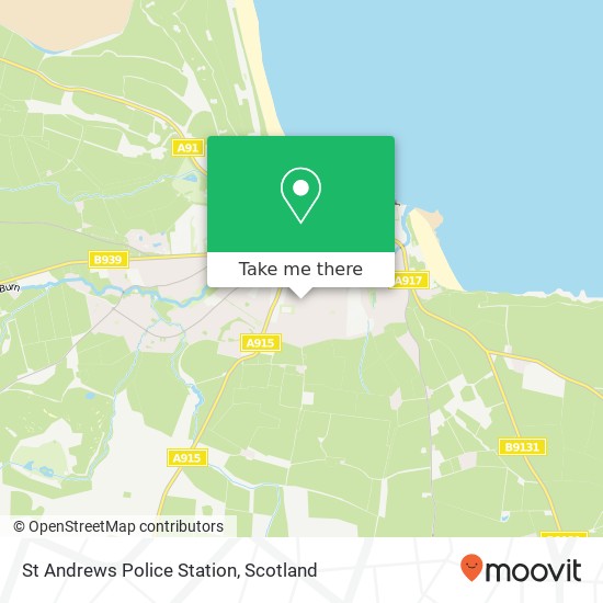 St Andrews Police Station map
