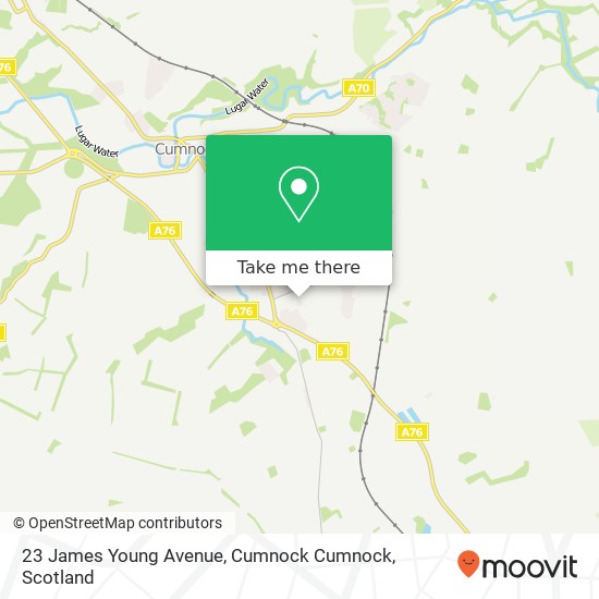 23 James Young Avenue, Cumnock Cumnock map