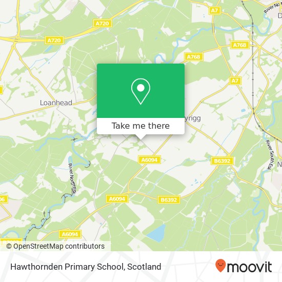 Hawthornden Primary School map
