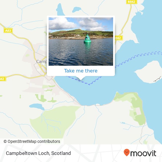 Campbeltown Loch map