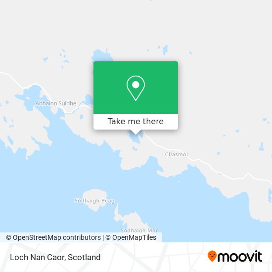 Loch Nan Caor map