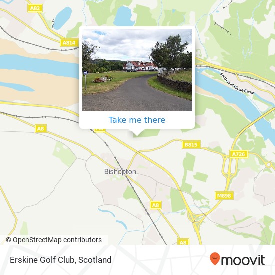 Erskine Golf Club map