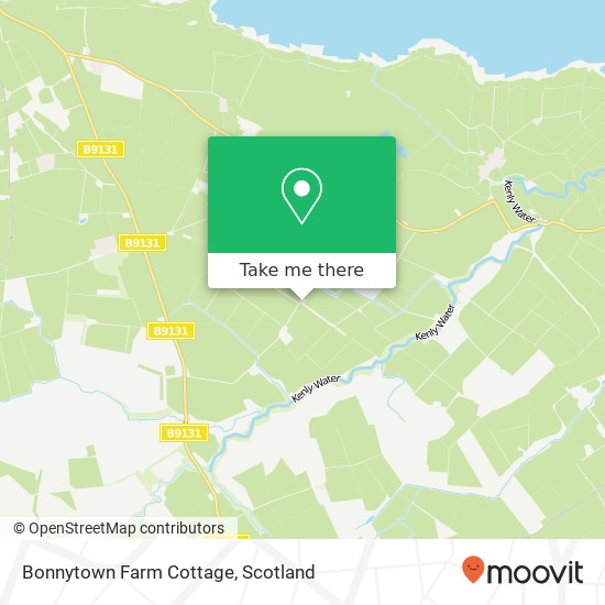 Bonnytown Farm Cottage map