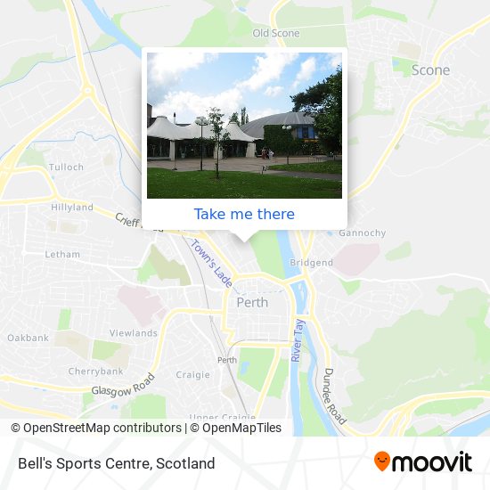 Bell's Sports Centre map
