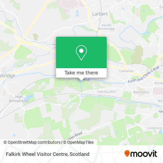 Falkirk Wheel Visitor Centre map