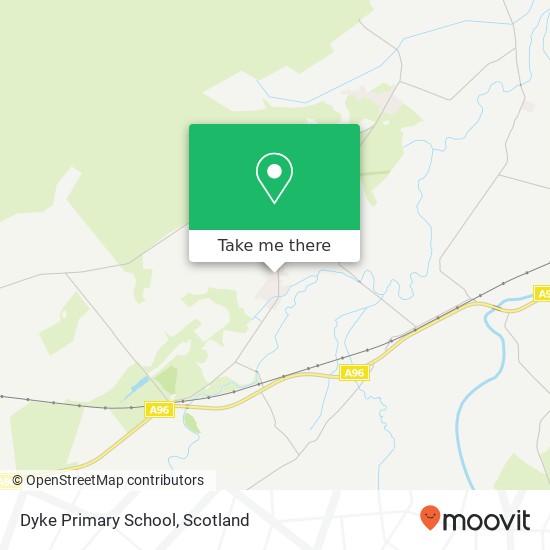 Dyke Primary School map