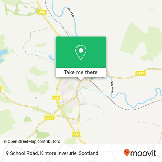 9 School Road, Kintore Inverurie map