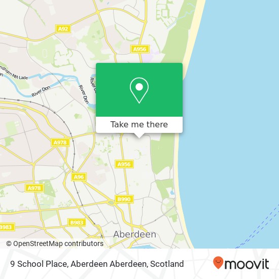 9 School Place, Aberdeen Aberdeen map