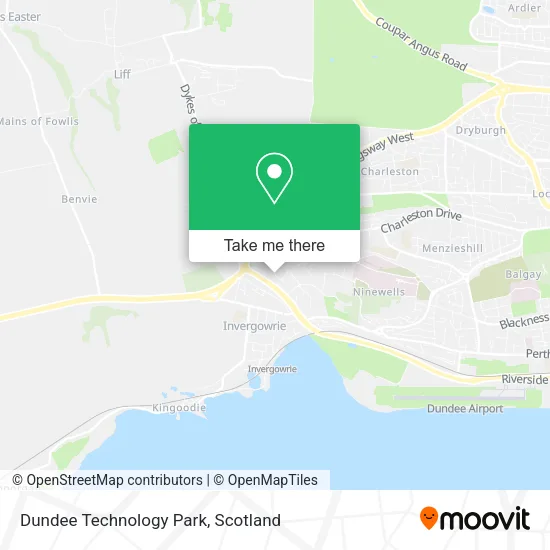 Dundee Technology Park map