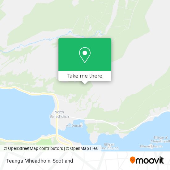 Teanga Mheadhoin map