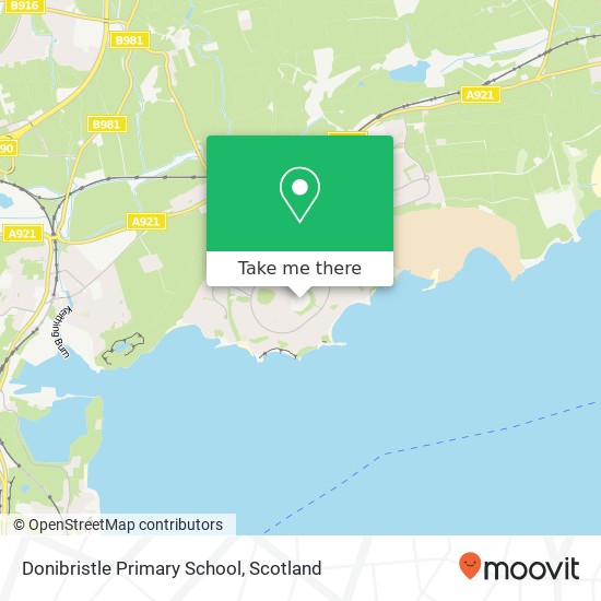 Donibristle Primary School map