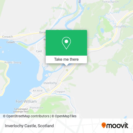 Inverlochy Castle map