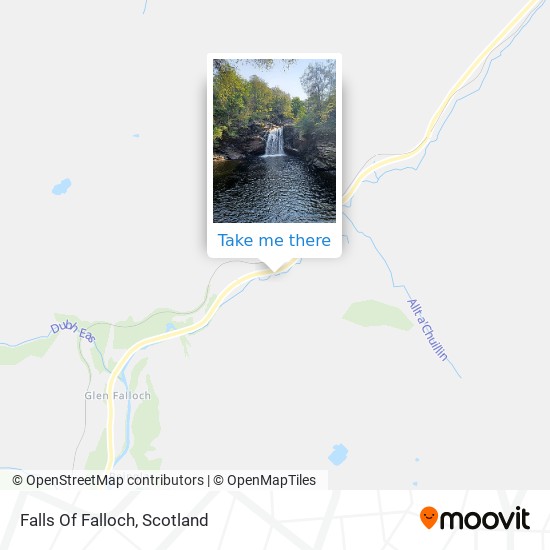Falls Of Falloch map
