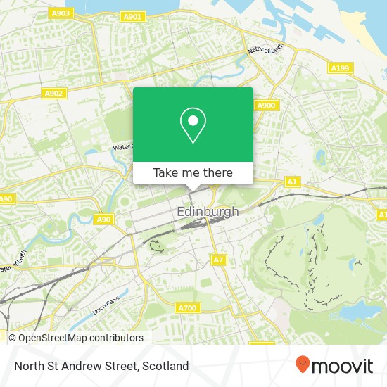 North St Andrew Street map