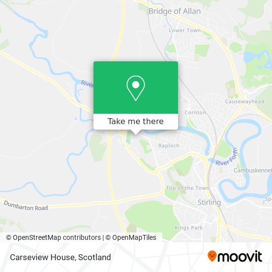 Carseview House map