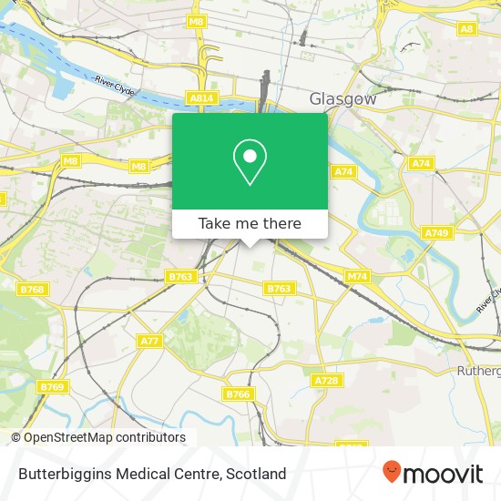 Butterbiggins Medical Centre map