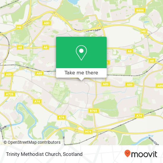 Trinity Methodist Church map