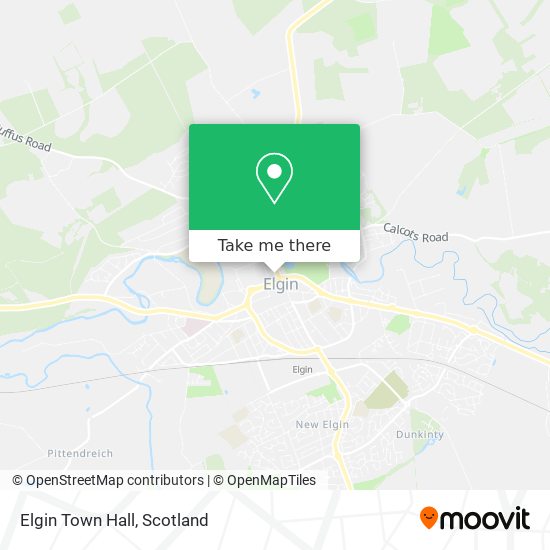 Elgin Town Hall map