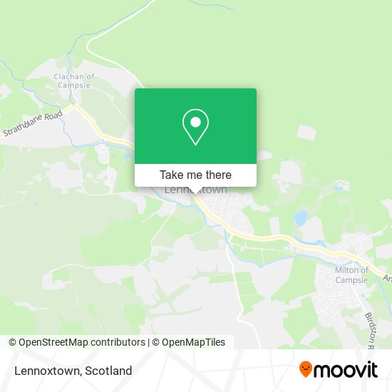 Lennoxtown map