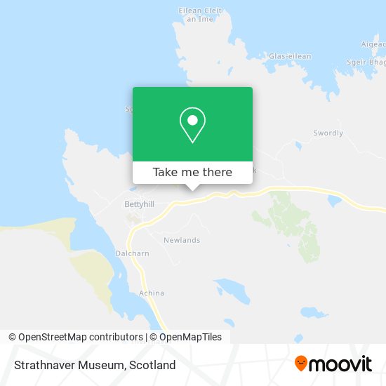Strathnaver Museum map