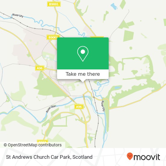 St Andrews Church Car Park map