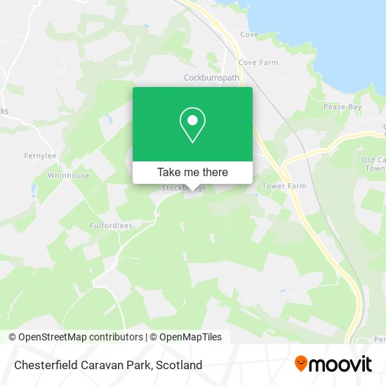 Chesterfield Caravan Park map