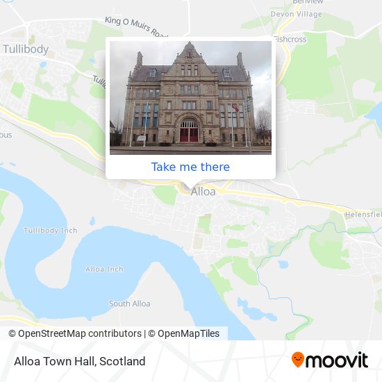 Alloa Town Hall map