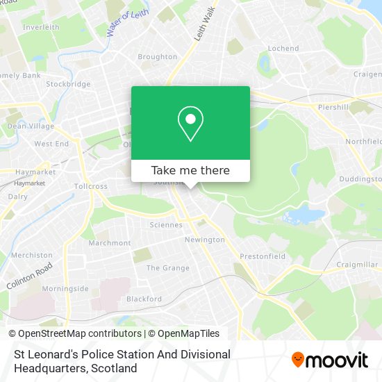 St Leonard's Police Station And Divisional Headquarters map