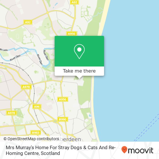 Mrs Murray's Home For Stray Dogs & Cats And Re-Homing Centre map