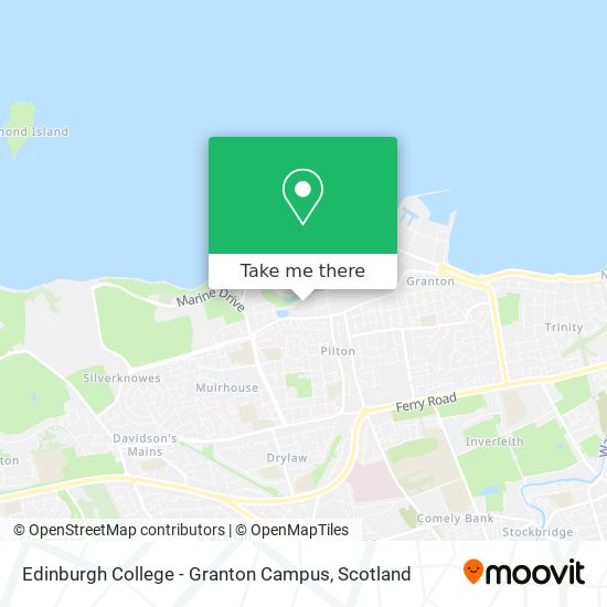 Edinburgh College - Granton Campus map