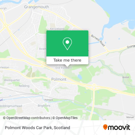 Polmont Woods Car Park map