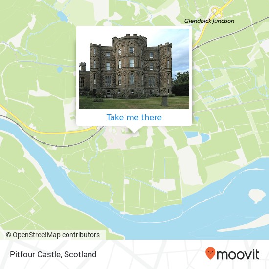 Pitfour Castle map