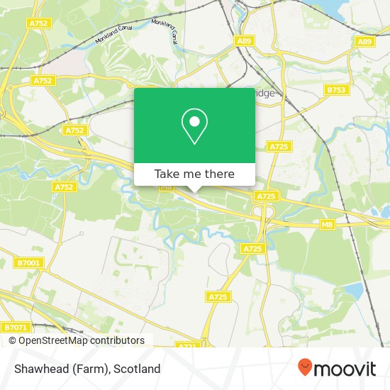 Shawhead (Farm) map