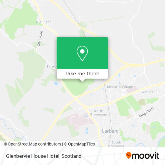 Glenbervie House Hotel map