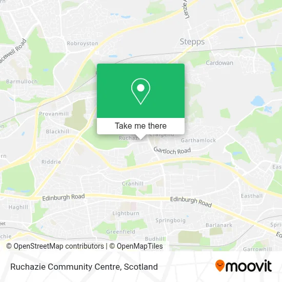 Ruchazie Community Centre map