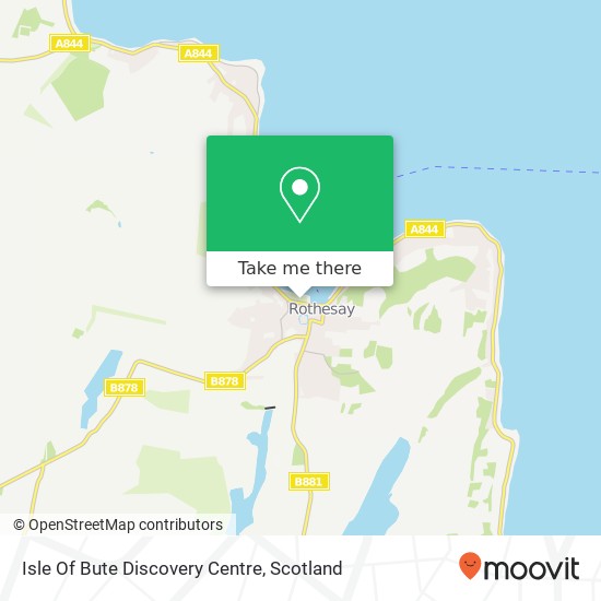 Isle Of Bute Discovery Centre map