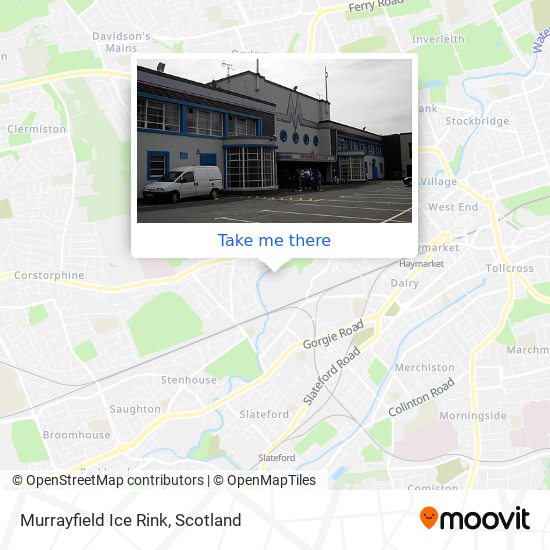 Murrayfield Ice Rink map