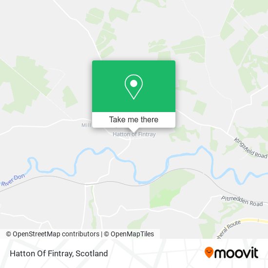 Hatton Of Fintray map