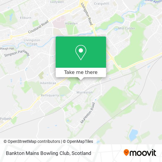 Bankton Mains Bowling Club map