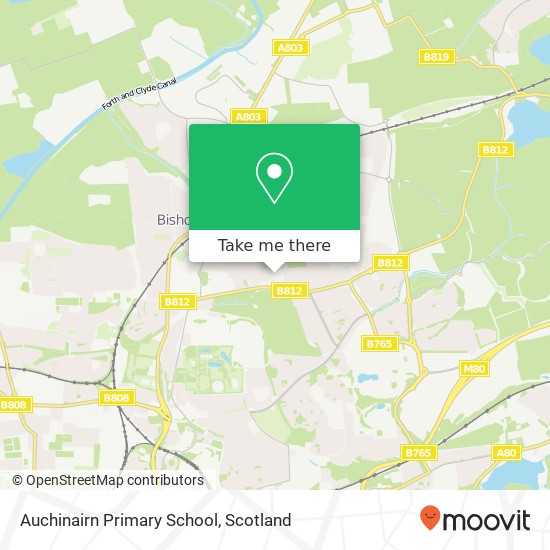 Auchinairn Primary School map