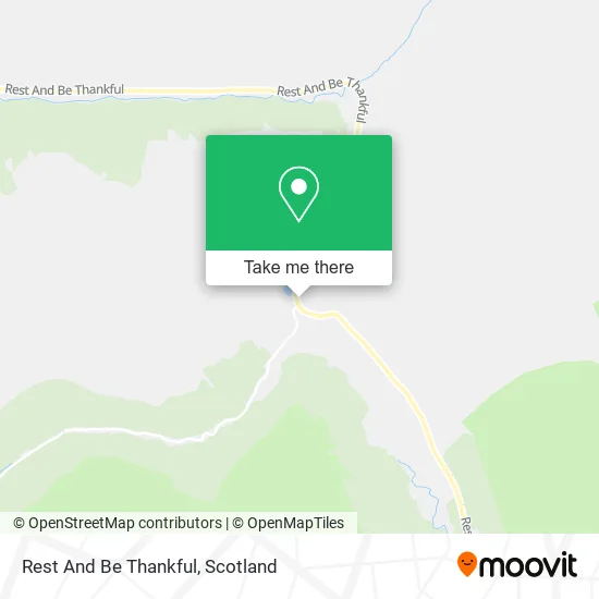 Rest And Be Thankful map