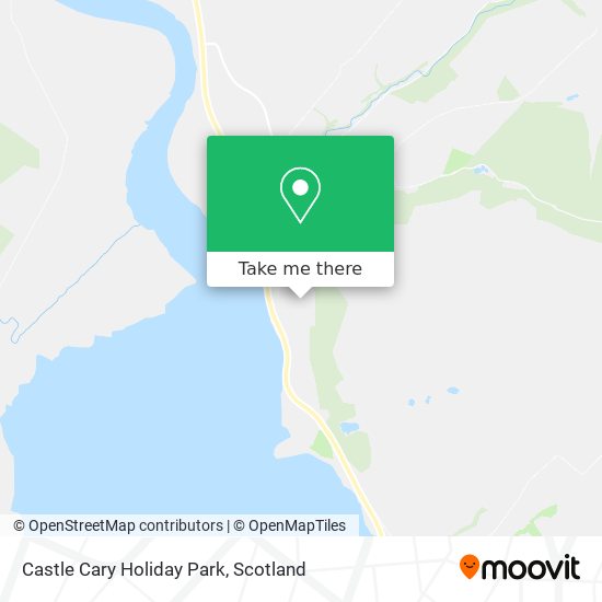Castle Cary Holiday Park map