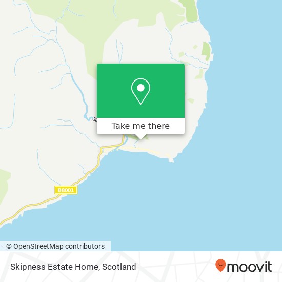 Skipness Estate Home map