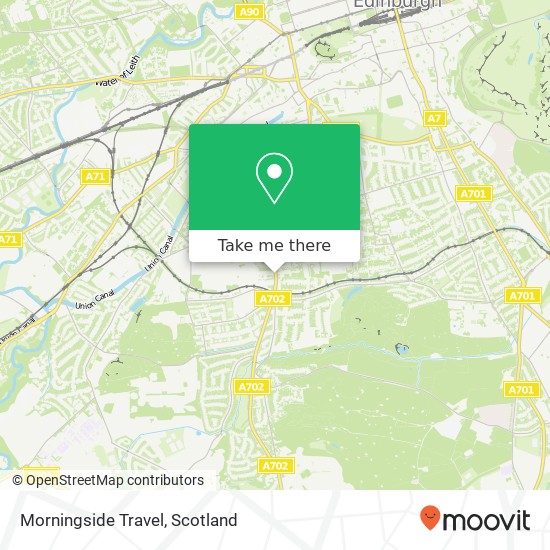 Morningside Travel map