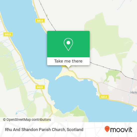 Rhu And Shandon Parish Church map